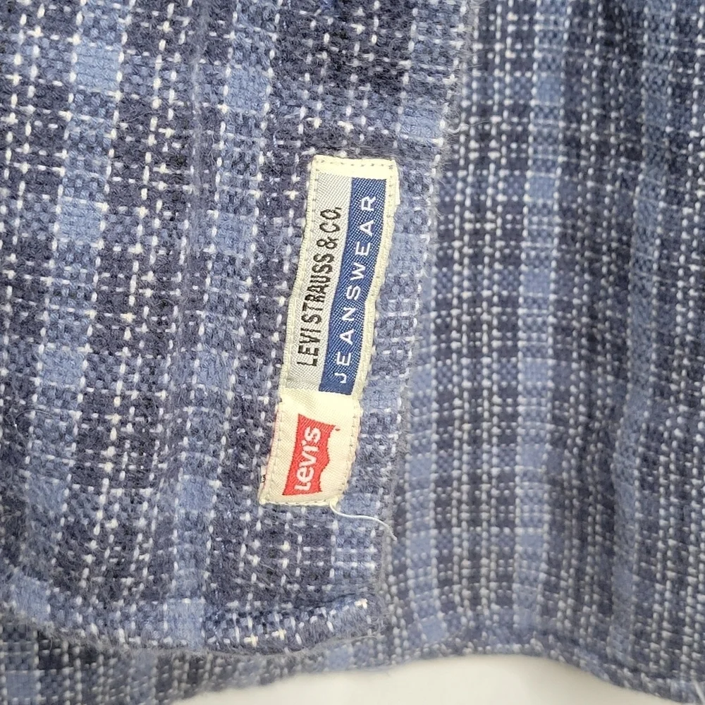 Levi’s Jeans WPL 423 Men’s Button Down Thick Long Sleeve Shirt Size Large